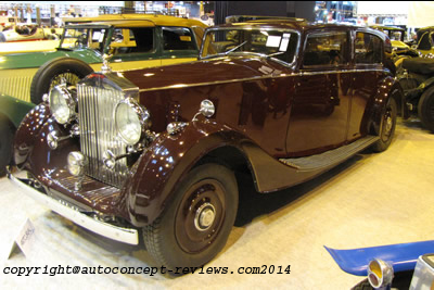 393 - 1938 Rolls Royce Phantom III berline Park Ward. Sold 101 320 €